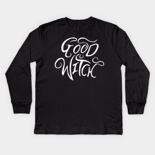 The Wizard of Oz "Good Witch" Handlettered by Elza Kinde Kids Long Sleeve T-Shirt